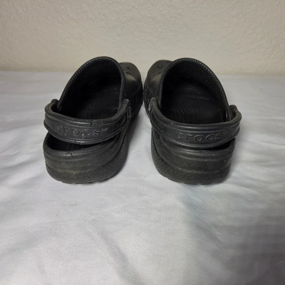 Crocs Classic Clog Black Slip On Sandals Mens 2 Womens 4-5 XS S1620